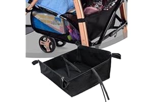 WMLBK Passeggino universale per passeggino, passeggino, passeggino, passeggino, organizer, pavimento, cestino portaoggetti (nero)