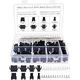 Aussel 2.5mm Pitch 2 3 4 5 Pin JST SM Connector Male and Female Plug Housing Connector Adaptor Assortment Kit 560PCS (560PCS)
