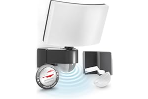 ‎MATO MATO Lumax LED Strahler mit Bewegungsmelder Außen - 30W Wand Außenleuchte inkl. Eck-Adapter - 3000K warmweiß, IP65 - Aussenlampe, Außenstrahler, Wandstrahler, Wandleuchte