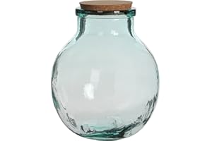 MICA DECORATIONS Decorazioni Mica Olly Vase, Vetro, Trasparente, 21 x 21 x 25 cm