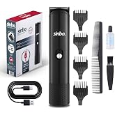 SINBO SHC-4398 Sa&ccedil; Sakal D&uuml;zeltme Makinesi, USB Şarjlı Kablosuz Sa&ccedil; Kesme Makinesi, &Ccedil;elik Bı&ccedil;aklı, Sa&ccedil; Sakal ve Ense İ&ccedil;in, 3-