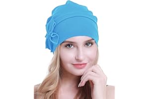 osvyo Baumwolle Chemo-Turbane Kopfbedeckung Beanie Mütze Kappe für Frauen Krebs Patienten Haarausfall