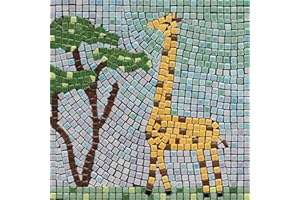 ALEA MOSAIC Mosaik bastelset, DIY 20x20cm, Giraffe
