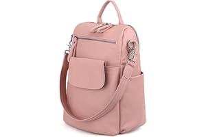UTO Women Backpack Ladies Travel Rucksack Girls School Shoulder Bags PU Leather