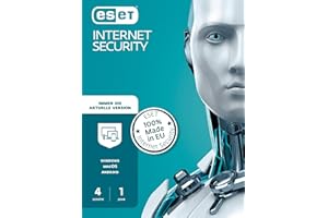 ESET Internet Security 2023 | 4 Geräte | 1 Jahr | Windows (10 und 11), MacOS oder Android | Aktivierungscode per Email