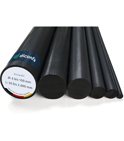 Lot De 3 Tiges En Plastique POM - Diamètres De 3 à 30mm, Longueur 300mm, Couleurs Au Choix
