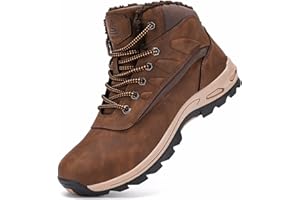 CYKYGGO Bottes de Neige Homme Hiver Bottines Fourrées Trekking Chaussures Imperméable Antidérapant Chaudes Boots Outdoor Outdoor