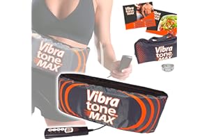GYMFORM Body Toning Vibration Belt VIBRATONE MAX, Burns fat cells and toxins, Best Muscle toning, High Speed Vibration System, 5 Intensity levels