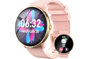 Gerpeng Smart Watches for Women - 1.43'' AMOLED Display, Smartwatch with Call Function, 111+ Sports, IP68 Waterproof, Fitness Watch with Heart Rate SpO2 Sleep Monitor Step Counter for Android iOS