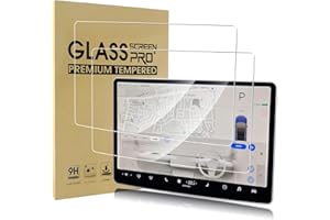Simpeak 2-Pack Screen Protector Compatible with Tesla Model 3 (2023-2017)/Tesla Y(2020-2024) 15 inch, 9H Hardness Tempered Glass Protective Film, High Sensitivity Anti-Fingerprint