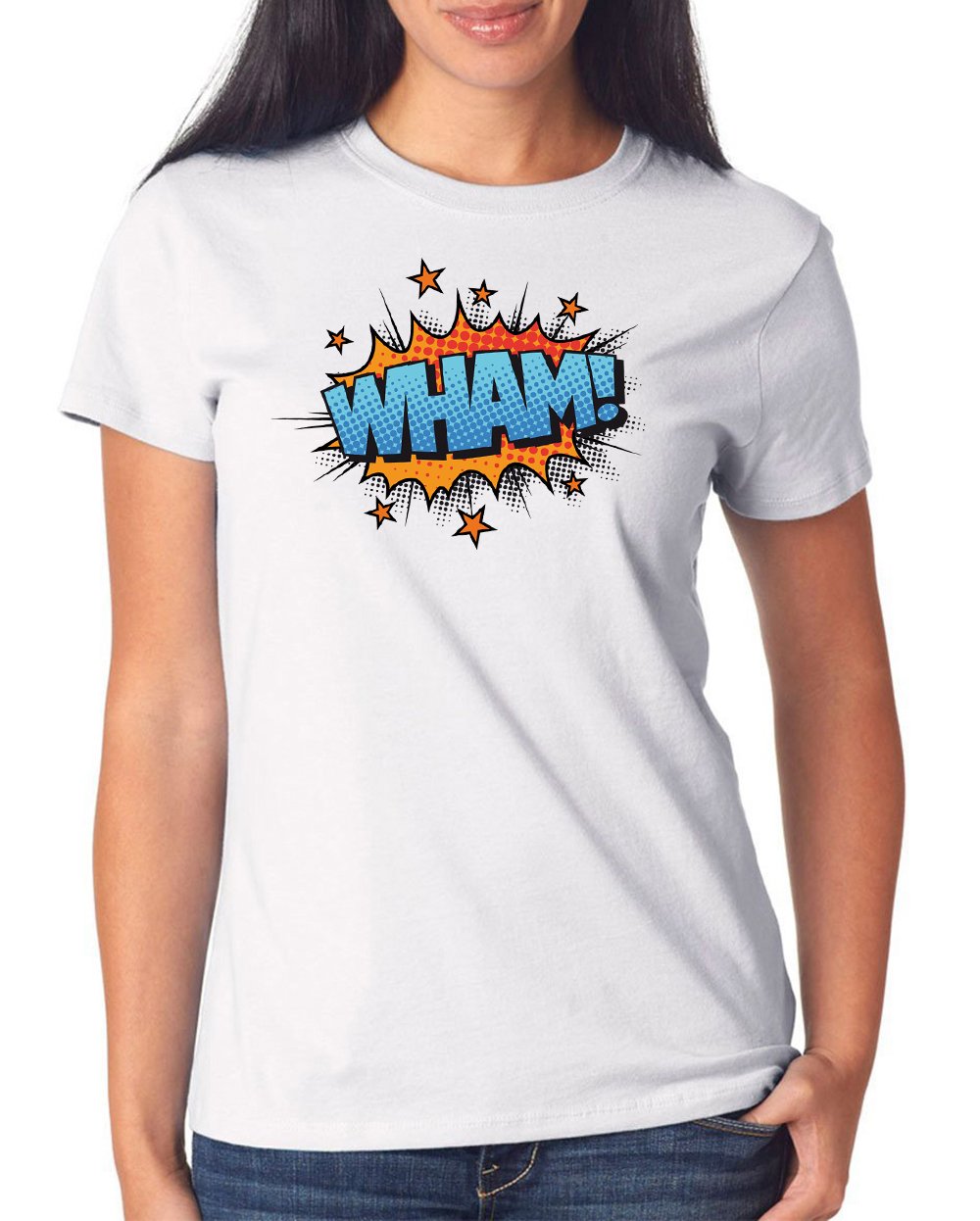 Certified-Freak-Wham-Comic-T-Shirt-Girls-White-M