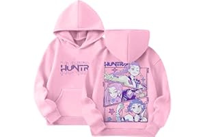 GENERIC K-KPop D-Demon H-Hunters Hoodies for Kids Girls Boys,Hip Hop K pop Hunter Costume Hoodies, K Pop D-Demon H-Hunters Merch Y2k Pullover Carton Print Sweatshirt