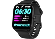 Fastrack New Limitless FS1 Smart Watch|Biggest 1.95" Horizon Curve Display|SingleSync BT Calling v5.3|Built-in Alexa|Upto 5 D