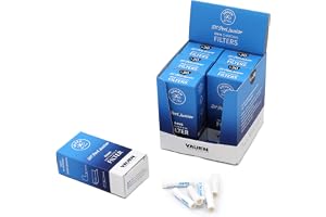 Dr. Perl Filter 19697 Dr. Perl Junior 6 mm, 6 x 30 stycken aktivt kolfilter, papper
