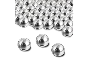 ZEYIYER Kule ze stali nierdzewnej, kulki mieszane, 100 sztuk, kulki ze stali nierdzewnej 5,5 mm/0,22", kulki do mieszania, do mieszania lakierów do paznokci, kolory modeli