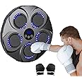 Vlio Music Boxing Machine, Smart Bluetooth Boxing Machine Wall Mounted, Home Smart Boxing Target Workout Machine, Musical Punching Equipment for Kids and Adults - Blue