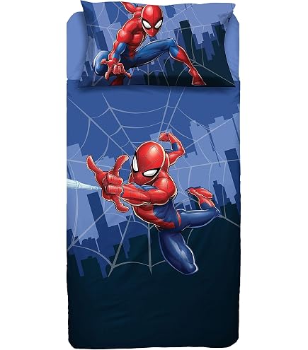 Copriletto Letto Singolo Bambino Spiderman – Trapunta In Tessuto, Modello Uomo Ragno - 5