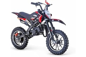 KXD 701 49ccm 2T Dirt Bike Dirtbike CrossBike Dirtbike Pocket Pitbike Pocket (Rouge)