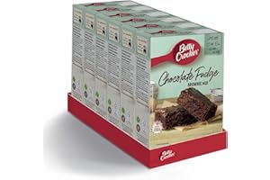 Betty Crocker Chocolate Fudge Brownie Cake Mix 415g (Pack of 6)