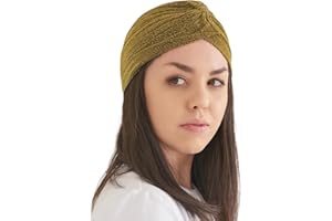 CHARM Casualbox | Purpurina Moda Turbante Sombrero Twist Bohemio Bandana Árabe Festival Quimio Sombrero