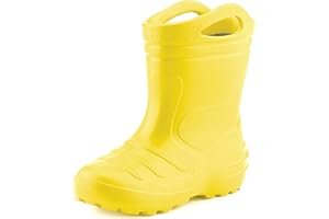 Ladeheid Gummistiefel Kinder federleichte Eva Regenstiefel für Mädchen und Jungen Thermo Gummistiefel gefüttert KL051