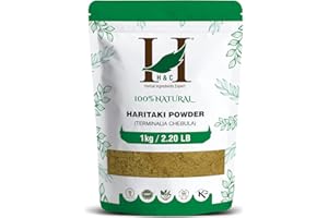 H&C HERBAL INGREDIENTS EXPERT H&C Natürliches Haritaki-Pulver (Terminalia Chebula) – 1Kg | für gute Verdauung