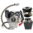 GY6(150cc) Carburetor for 150cc 125cc 152QMJ 157QMJ 4 Stroke Engines Electric Choke Motorcycle Scooter - GY6 150cc Carburetor 24mm PD24J Carb