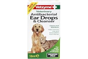 Vetzyme Antibacterial Pet Eardrops & Cleanser