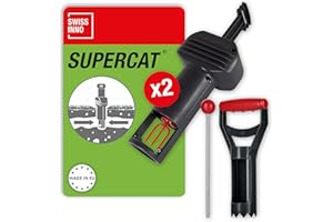 SWISSINNO Piège à campagnols Pro SuperCat avec Accessoires | Piège Efficace pour Rats des Champs et campagnols, Mécanisme breveté, Réutilisable | 2X Pièges + 1X Accessoires