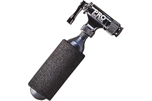 PRO BIKE TOOL Gonfleur de CO2 – Rapide et Facile – Compatible avec Les valves Presta et Schrader – Pompe à Pneu de vélo pour vélo de Route et VTT – Manchon isolé – Cartouches de CO2 Non incluses