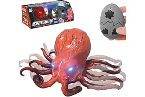 OBEST Octopus robot dla dzieci, zdalnie sterowana ryba ośmiopłetwa z pilotem zdalnego sterowania, robot dla dzieci od 6 lat, pilot zdalnego sterowania, zabawka z ośmioma pazurami