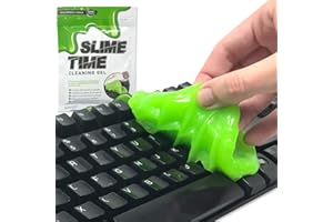 SMITH'S 2015 Smith’s® Slime Time Universal Cleaning Goo (Green) | Dirt & Dust Remover for Keyboards, Printers, Computers, Mobile Phones, Dashboards, Vents, Car Interiors, Remote Controls, Calculators & More!
