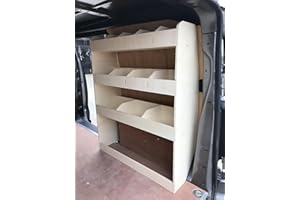 Vanify Estanterías para Furgonetas - Se Ajusta a Peugeot Expert L2 2016+ Estantería Trasera para el Lado del Pasajero
