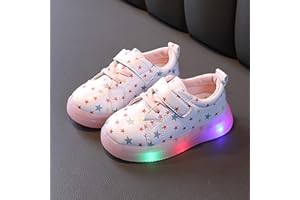Zilosconcy Zapatos Deportivos LED para Niños Luminosos de Luz Barato Deporte Chicas Unisex Ligero Parpadeo Zapatillas con Luces Los Mejores Regalos Niñas Cumpleaños Navidad