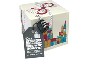 ‎SURPRISA SURPRISA Rätselbox | Geldgeschenke Verpackung, Gutscheine zum Geburtstag oder Hochzeit | kleine Geschenkbox Geschenkrätsel, farbig