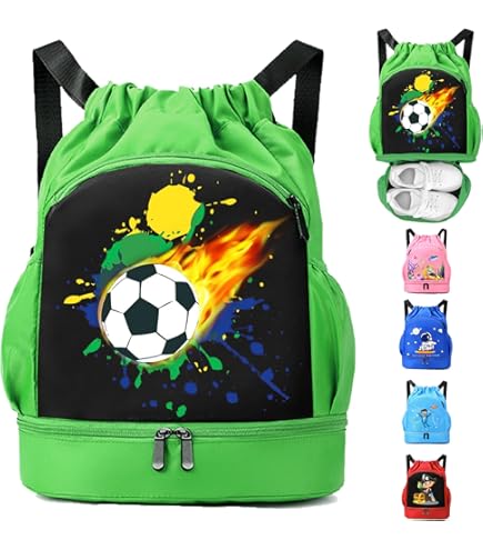 Sac De Natation Enfant Imperméable Rose – Sac à Dos Cordon Mignon Avec Compartiment Chaussures Séparé, Idéal Pour Piscine Et Plage Filles Garçons