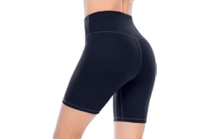 OVRUNS Women's Running Shorts High Waist Sports for Gym Workout Cycling Yoga with Pockets