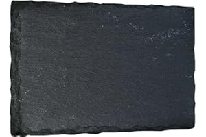 mtb more energy Schiefertafel Schiefer Schild Platte - 30 x 20 cm - rechteckig - DIY - zum selbst Beschriften oder Gravieren für Geschenke, Basteln, Haushalt, Garten