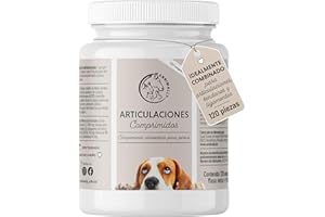 ANNIMALLY Comprimidas condoprotectores Perros para Las articulaciones con condroitina y glucosamina-120 Pastillas para los articulaciones Perro condroprotector Perros Grandes y pequenos