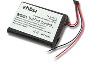 vhbw batteria compatibile con Garmin Edge 500, 010-01626-02, 205, Explore 820, 200, 520 navigatore GPS (600mAh, 3,7V, Li-Ion)