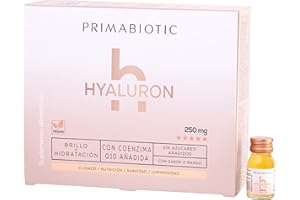 Primabiotic Ácido hialurónico 250 mg – piel hidratada, firme y radiante | Suplemento con acido hialuronico para la piel, articulaciones y bienestar diario