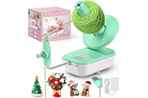 MIAOKE Electric Yarn Winder,High Speed Yarn Ball Winder Three Gears Adjustable 4-10oz Large Automatic Winder for Crocheting Convenient and Easy Use, Good Helper for Knitting Enthusiast