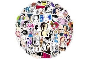 FANCICO Adesivi NANA 50 pezzi di adesivi per cartoni animati per bottiglie d'acqua, bagagli, bici, auto, adesivi carini per feste per adolescenti e adulti