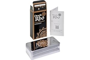 Oracle Rhô - Jeu de 80 Cartes Divinatoires Voyance, Développement Personnel, Introspection - Guide FR/en - Fabriqué en France