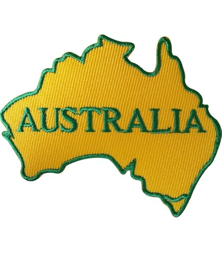 Toppa Ricamata Canguro Con Bandiera Australia – Da Cucire O Stirare Su Giacca O Zaino