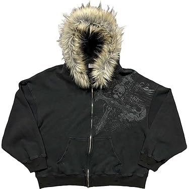 Retro streetwear capuchontrui, zachte fleece gevoerde trui Retro streetwear capuchontrui, zachte fleece gevoerde trui