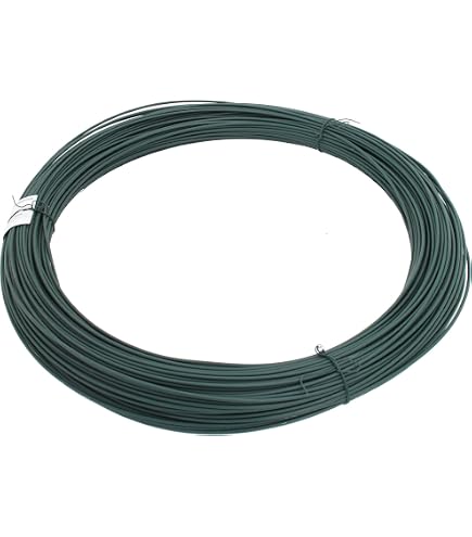 Kunststoffbeschichteter Eisendraht Grün – 50 Meter, 0,8 Mm Durchmesser, Nr. 3 Für Garten & Basteln