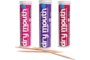 Xero Picks Dry Mouth – Geschmacksangereicherte Zahnstocher für langanhaltenden frischen Atem und Mundtrockenheit – 60 Picks – 3 Stück – Fruchtvielfalt