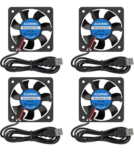 4er Set 5020 Lüfter 24V DC – 50x50x20 Mm, Geräuscharm, Für 3D-Drucker & PC
