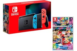 Nintendo Switch Console Rosso neon/Blu neon 32 GB + Mario Kart 8 Deluxe